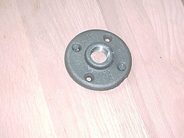 a 3/4 inch flange for the base